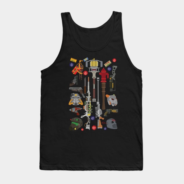 Weapons of the Waste Tank Top by ToriSipes